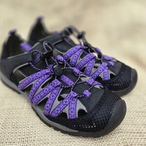 Northside Women's Sandals - Black and Purple